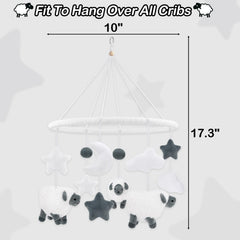 Gicoherero furry Scottish sheep ornaments add playful nursery charm.