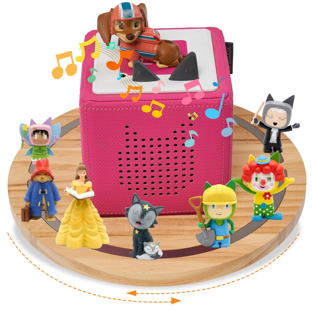 Gieanoo Tonies shelf with round magnets keeps figures secure and accessible.