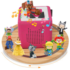 Gieanoo Tonies shelf with round magnets keeps figures secure and accessible.