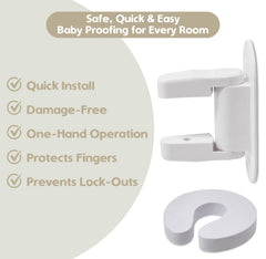 Gift Boutique no-drill installation demonstrates adhesive mounting for quick tool-free setup.