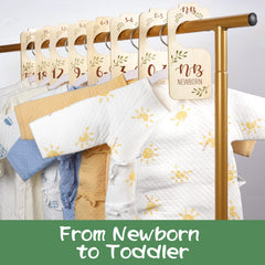 Giftacity 6-9 months divider makes closet browsing effortless.