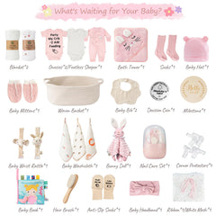 Giftissimo cotton onesie and pajamas set delivers breathable daily wear.