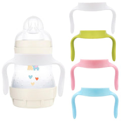 Giftophilia baby bottle handles for Mam bottles provide a snug fit for mess-free feeding.
