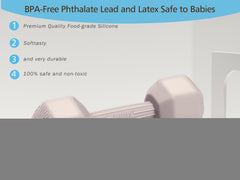 Giftty Baby Dumbbell Toy with rattle sound for engaging playtime