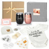 GIGPADE baby onesie gift basket, soft cotton for newborn comfort.