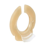 Giiiiump ostomy ring with L-shaped spout directs output away from skin.