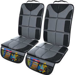 Gimars car seat protectors with thick 5-layer cushion protecting seats from indentations