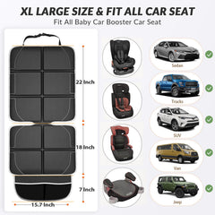 Gimars XL anti-slip mesh bottom gripping leather seats securely