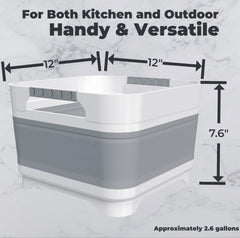 GIMWA wash basin used as a versatile kitchen dish tub for efficient washing