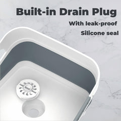 GIMWA wash basin with rubber covered handles for easy transport