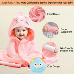 GINUMWA pink tiger washcloth for gentle cleansing and skincare
