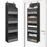 Giraffe Creation over door organizer with four pockets provides quick access to everyday essentials.