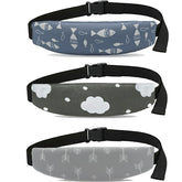 GIYAWA clouds head support for babies provides breathable comfort on car rides
