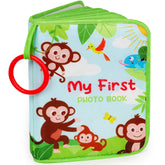 GKDOMS baby photo album cover with soft fabric for safe handling and cozy vibes.
