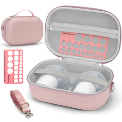 Glamgen wearable breast pump bag front view showing discreet travel companion.
