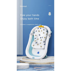 Gliswaieuznd bath cushion safety belts secure it to most bathtubs