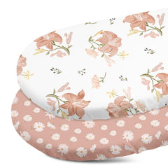 GLLQUEN BABY bassinet sheet in soft-breathable fabric for gentle nights