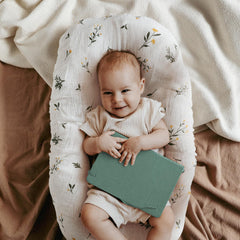 Gllquen Baby bassinet sheets with easy-install design simplify sheet changes