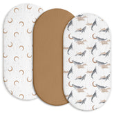 Gllquen Baby muslin sheets pack soft and universal-fit for cradles