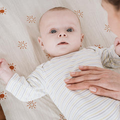 Gllquen Baby muslin sheets elastic fit simplifies changes