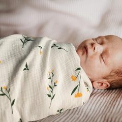GLLQUEN BABY blanket used as stroller sunshade lightweight and breathable