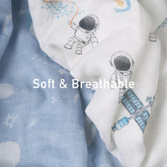 GLLQUEN BABY breathable fabric promotes airflow and comfort for nap time.