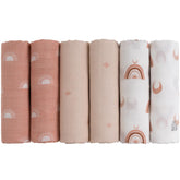 GLLQUEN BABY receiving blanket sun, soft swaddle-friendly fabric for newborns