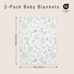 GLLQUEN BABY 30x40 inch blanket ideal for swaddling and stroller trips