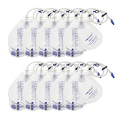 GlobalRoll urinary bag with anti-reflux chamber prevents backflow during drainage.