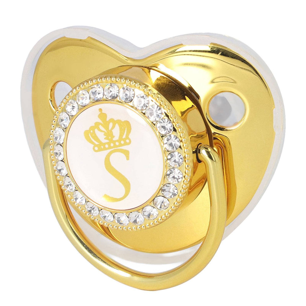 GLOGLOW baby pacifier with bling crown shape enhances style and soothing moments