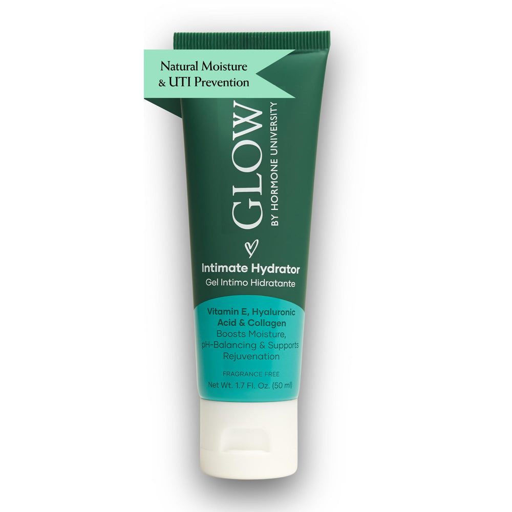 Glow Botanica Glow Vaginal Moisturizer bottle for daily vulvar hydration and comfort.