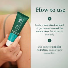 Glow Botanica silky, non-greasy gel texture ideal for daily use.