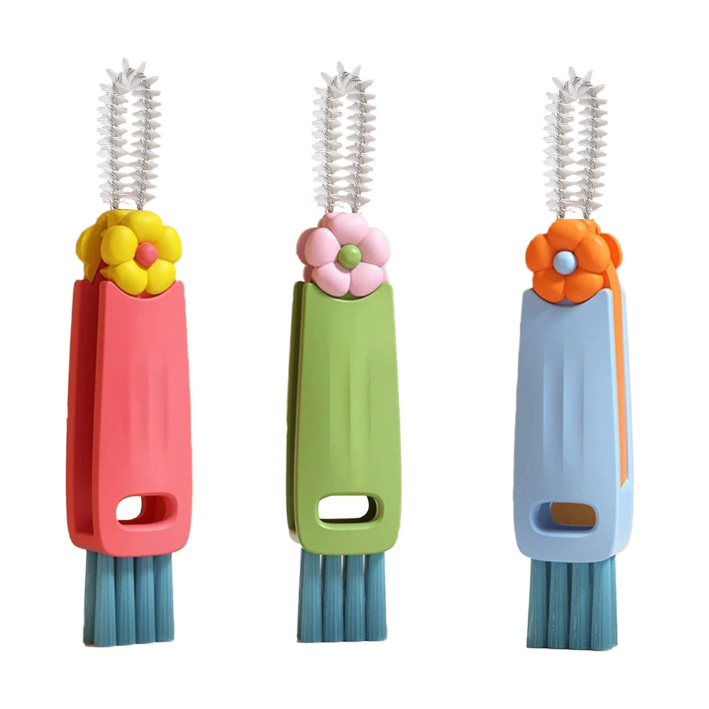 Gmleey 3pack cup lid cleaning brush set for quick bottle upkeep