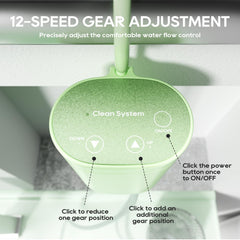 GNEGKLEAN device displays 18 flow settings for precise control