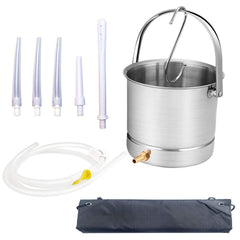 GNEGKLEAN enema kit bucket with 2-quart capacity for home use.
