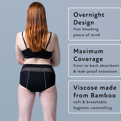 Goat Union 3XL reusable period underwear pack two for dependable protection.