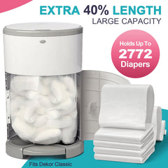 Godyoy tear-resistant multi-layer diaper pail bag protects against leaks.