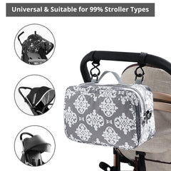 GOGOSO stroller organizer back pocket stores mom essentials