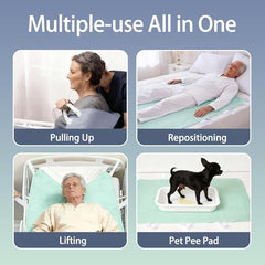 GOJVT bed pad waterproof core keeps bedding dry during care.