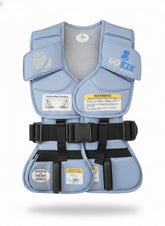 Gokiz 801 vest front view showing compact travel-friendly design for families