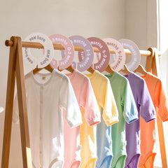 Goktvai earth-tone nursery decor dividers add calm decor while organizing.