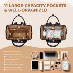 GOLF QUALITY diaper bag backpack durable water-resistant fabric for daily use