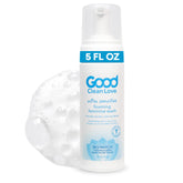 Good Clean Love Ultra Sensitive foaming wash bottle for daily cleansing with gentle pH balance.