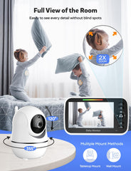 GoodBaby night vision provides clear view in darkness