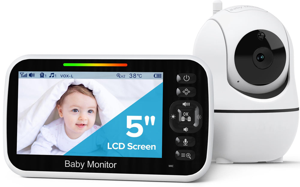 GoodBaby Baby Monitor screen view shows crystal-clear nursery visibility