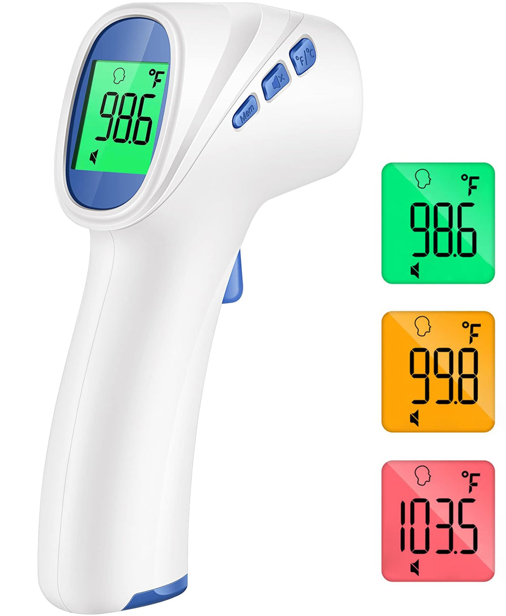 GoodBaby forehead thermometer front view for quick, hygienic readings.