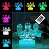 GOODDEYUN Kids 3D Night Light base glows softly for cozy bedtime ambiance.