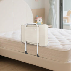 Goodleben bed rail toddler guard with anti-slip base for secure sleep protection.