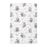 GOODOLD Cute Owl crib sheet in soft, breathable fabric for baby comfort.