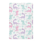GOODOLD Princess Dinosaur crib sheet in soft fabric for gentle sleep